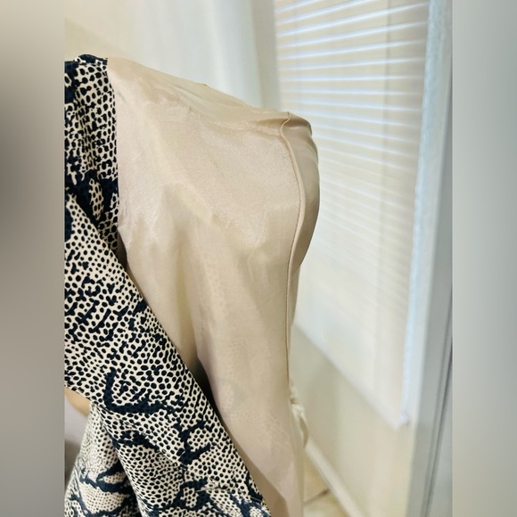 Reflections Women’s Silk Snake Print Collared Button Up Midi Shift Dress 10 - Picture 5 of 16